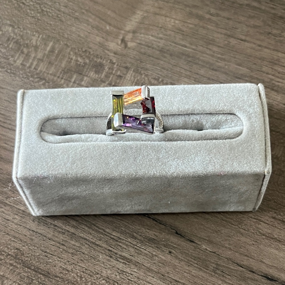 sterling silver topaz ring
